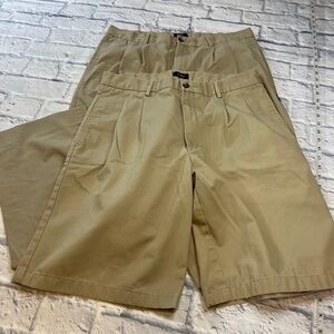 Parker khaki pants and shorts uniform size 33 and 34 waist